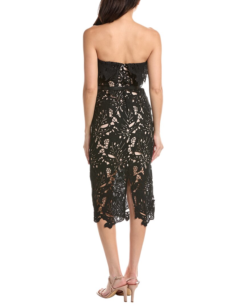 AMINA GLAM Amina Glam Solid Midi Dress