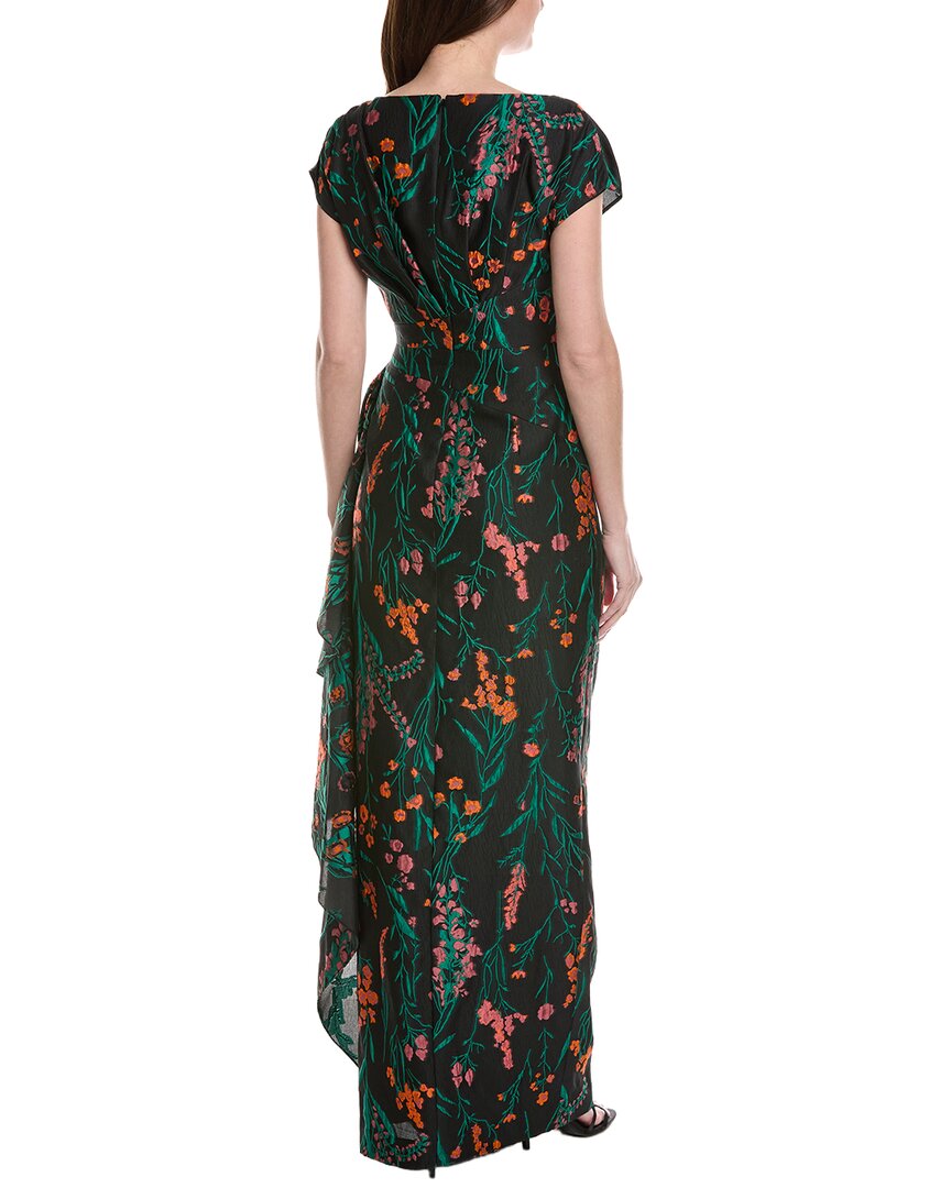 Lela Rose Florence Silk-Blend Gown