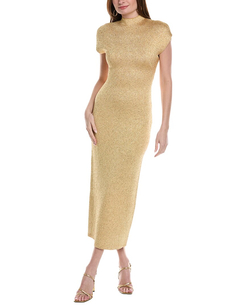 Lela Rose Mock Neck Dress