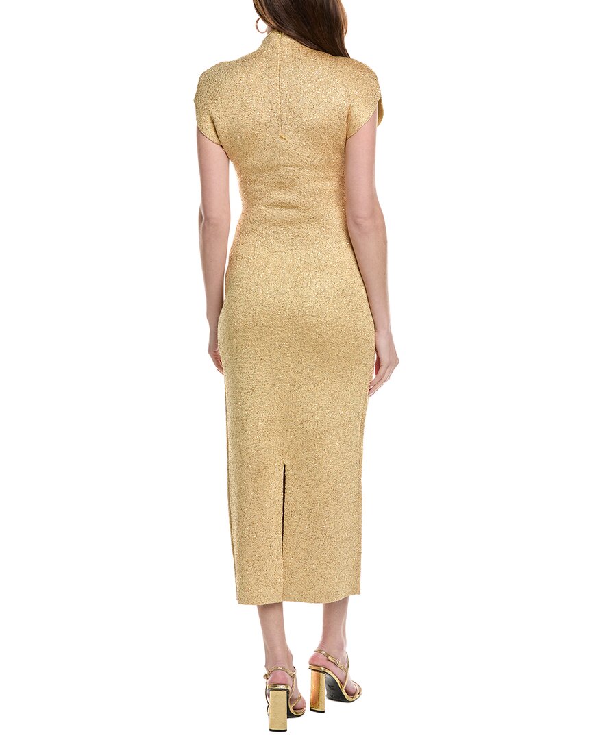 Lela Rose Mock Neck Dress