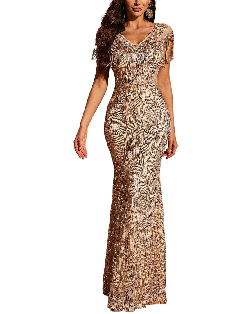 Gvibi Embellished Maxi Dress