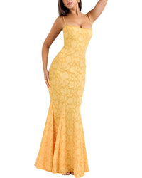 Colon Diana Solid Maxi Dress