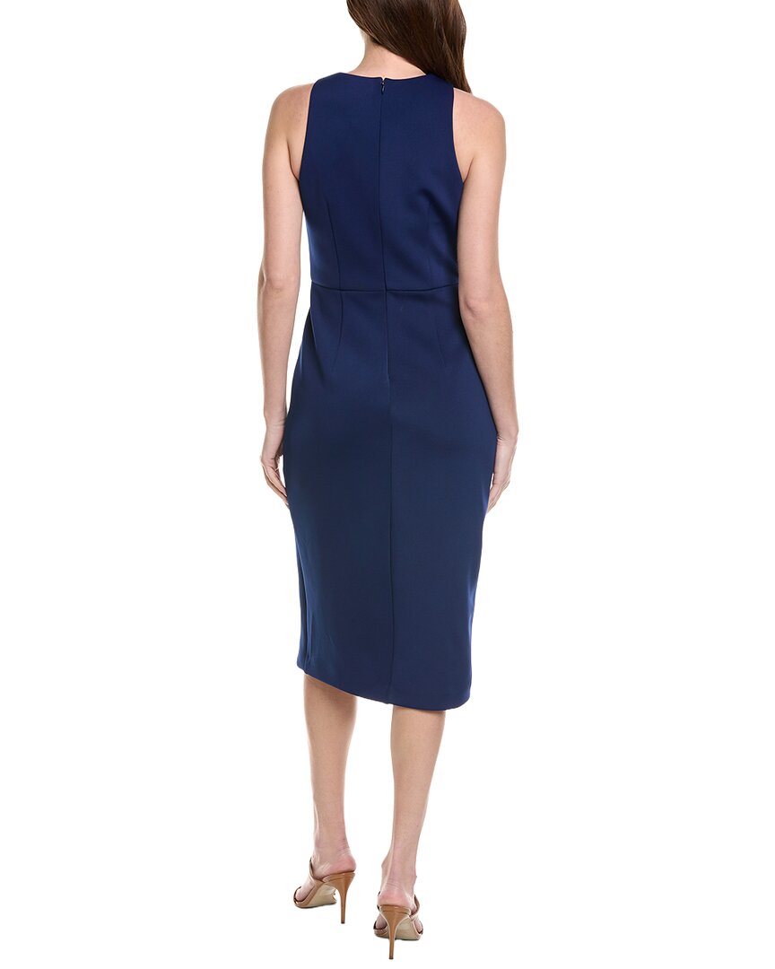 Adrianna Papell Draped Stretch Sheath Dress