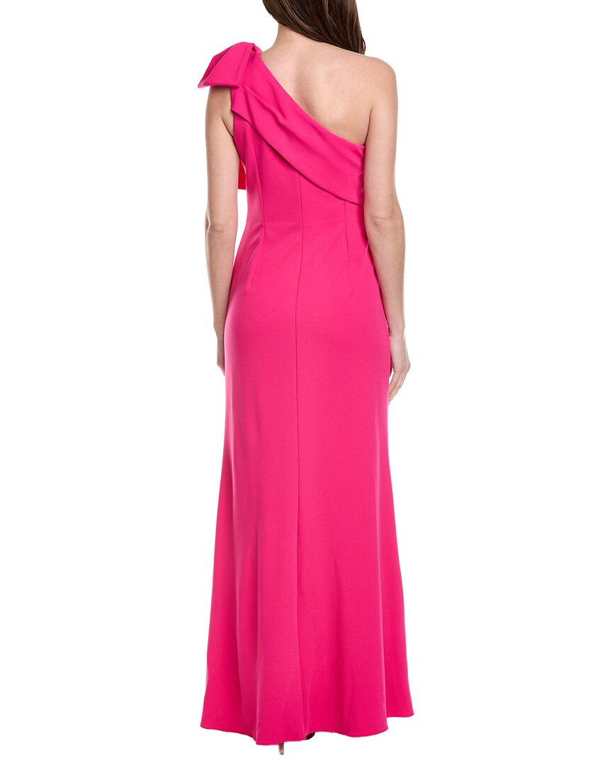 Adrianna Papell Stretch Crepe One-Shoulder Mermaid Gown