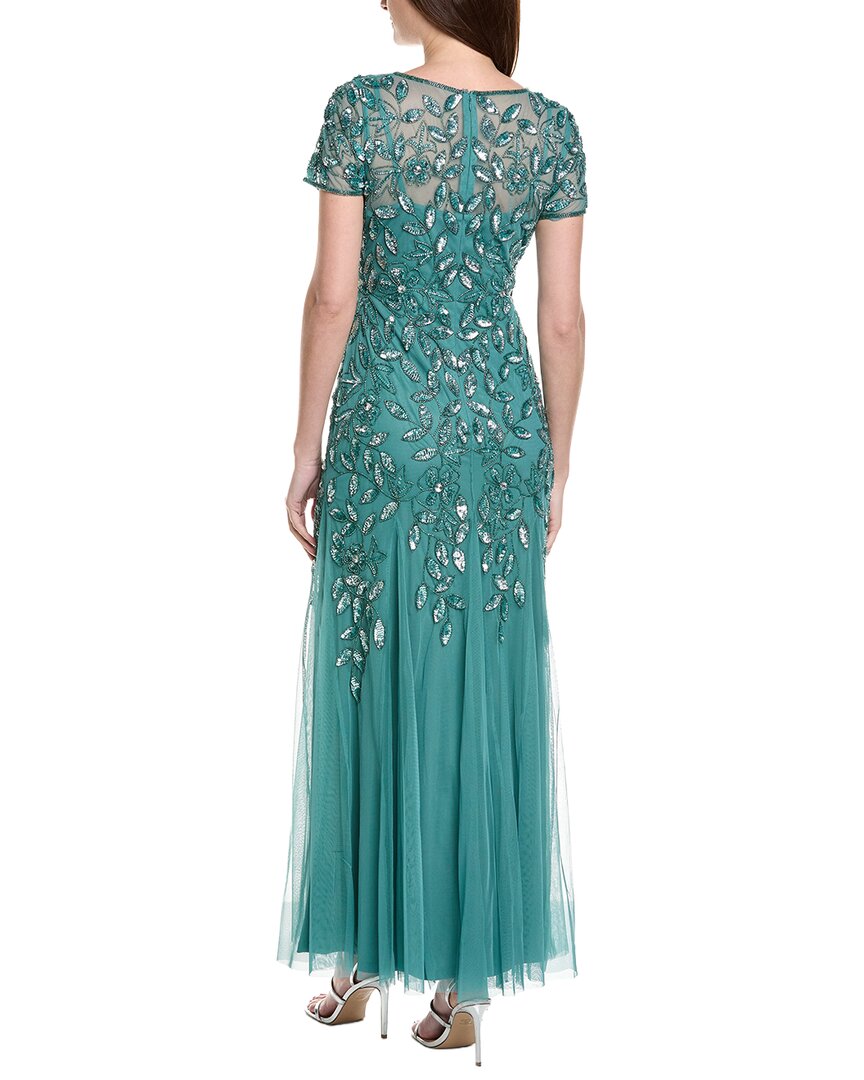 Adrianna Papell Bead & Sequin Maxi Dress