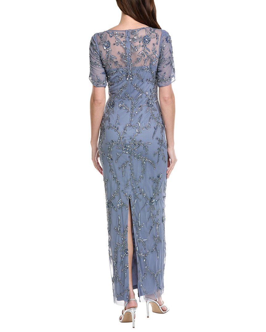 Adrianna Papell Beaded Petal Gown