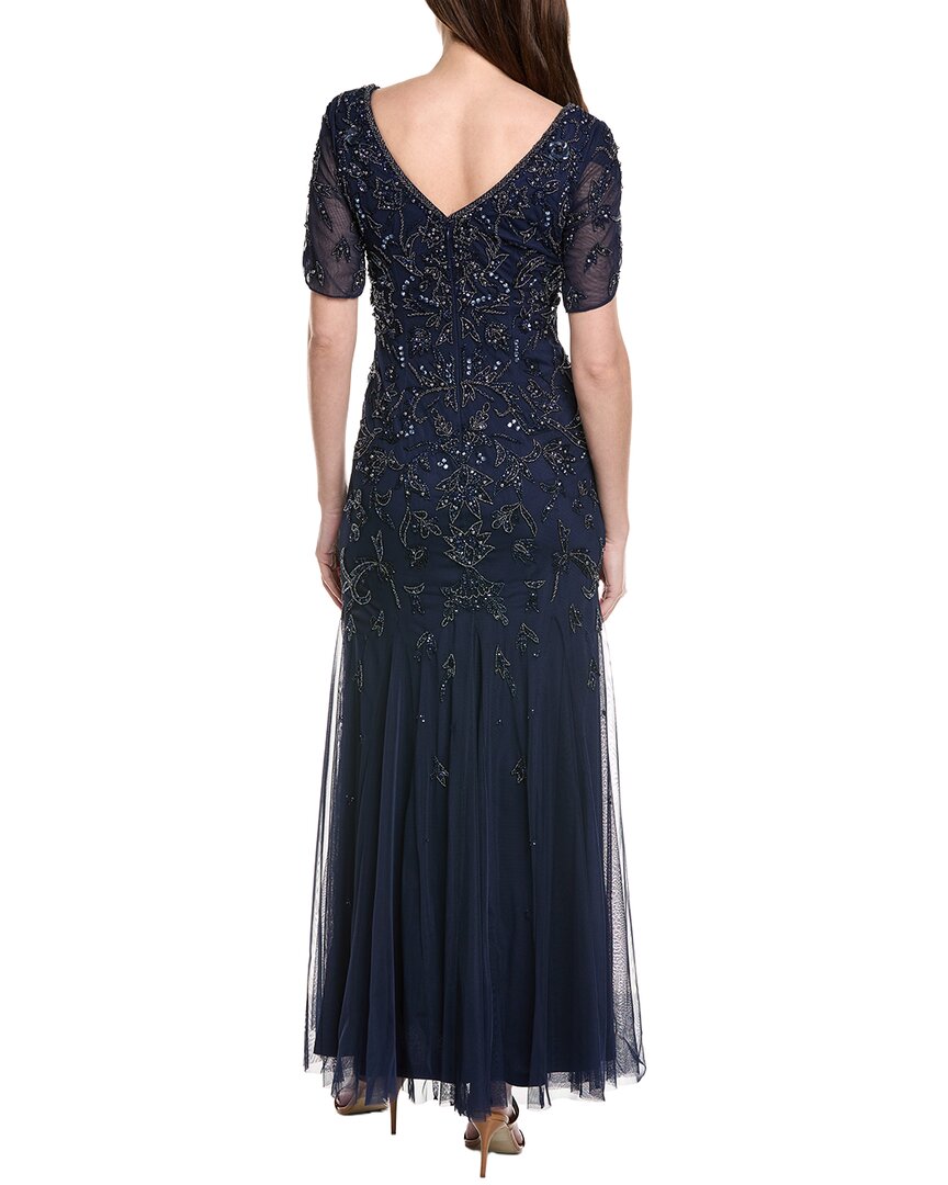 Adrianna Papell Beaded Mermaid Gown