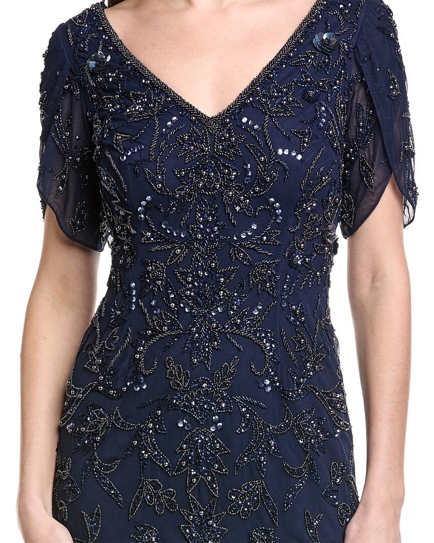 Adrianna Papell Beaded Mermaid Gown  Bluefly