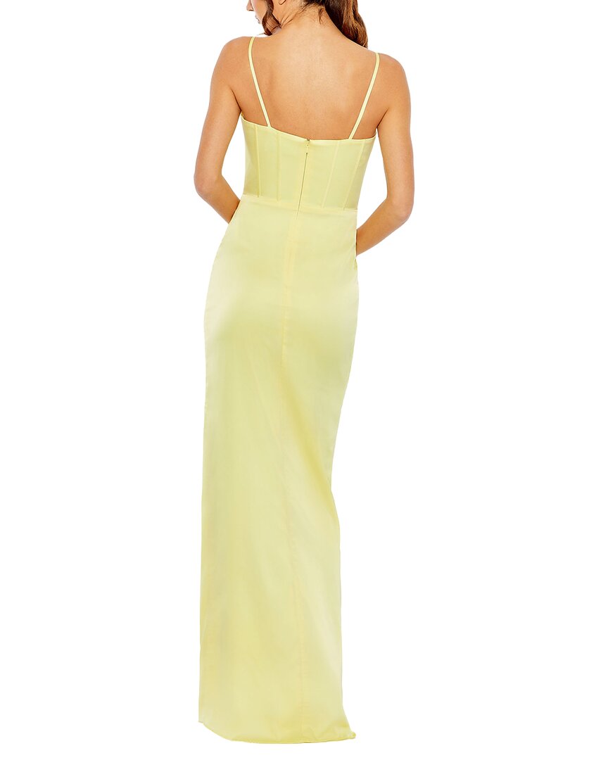 Mac Duggal Bustier Side Ruched Bodycon Gown