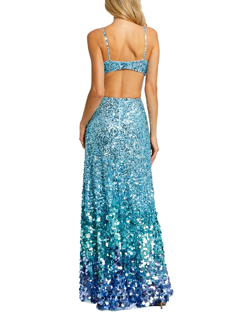Mac Duggal Thin Strap Cut Out Gown