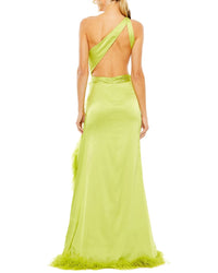 Mac Duggal One Shoulder Trumpet Gown