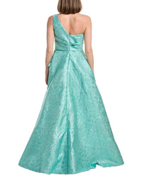 Rene Ruiz One Shoulder A-Line Gown