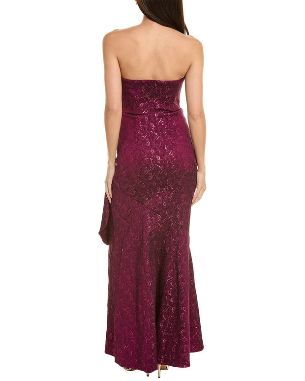 Theia Fit-And-Flare Gown
