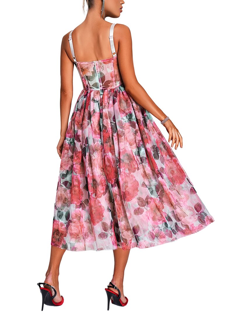 BELLA DESERT Bella Desert Printed Sleeveless Midi Dress