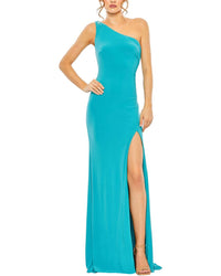 Mac Duggal Draped Long Gown