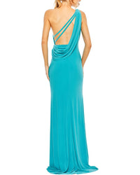 Mac Duggal Draped Long Gown