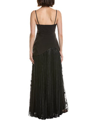 AMUR Amur Leighton Pleated Gown