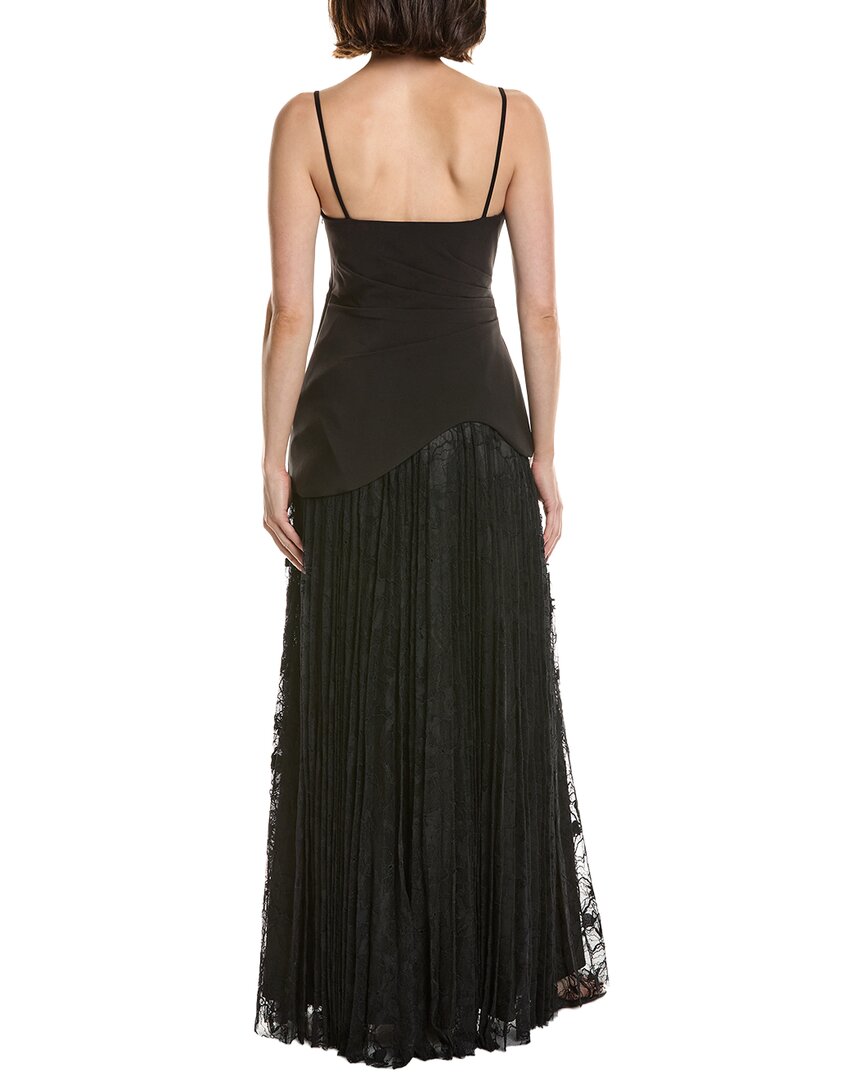 AMUR Amur Leighton Pleated Gown