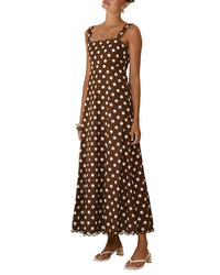 Oloey Printed Maxi Dress