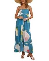 Oloey Printed Maxi Dress