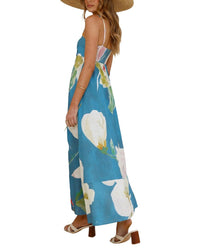 Oloey Printed Maxi Dress