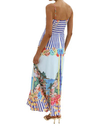 Oloey Printed Maxi Dress