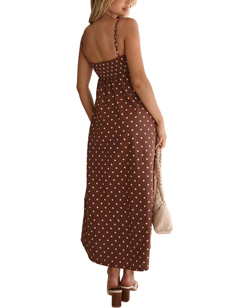 Oloey Printed Maxi Dress