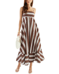 Oloey Printed Maxi Dress