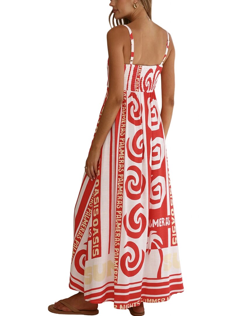 Oloey Printed Maxi Dress