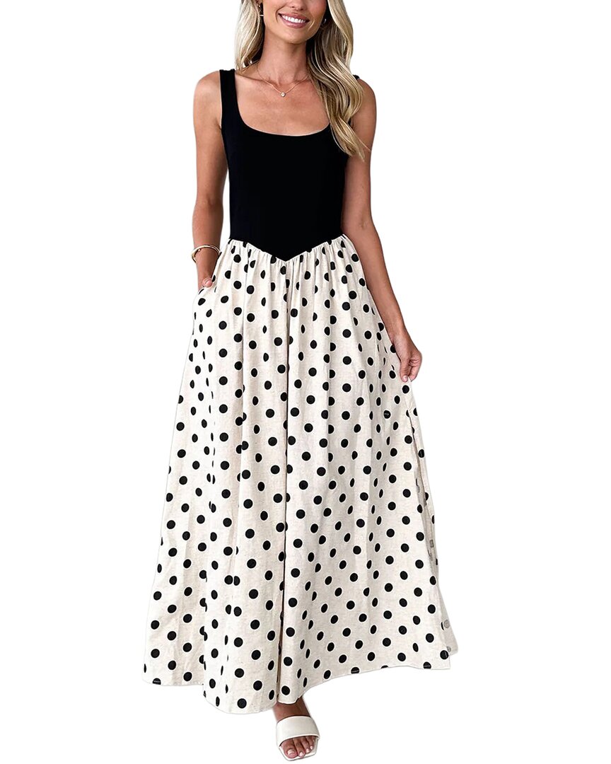 Oloey Printed Maxi Dress