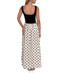 Oloey Printed Maxi Dress