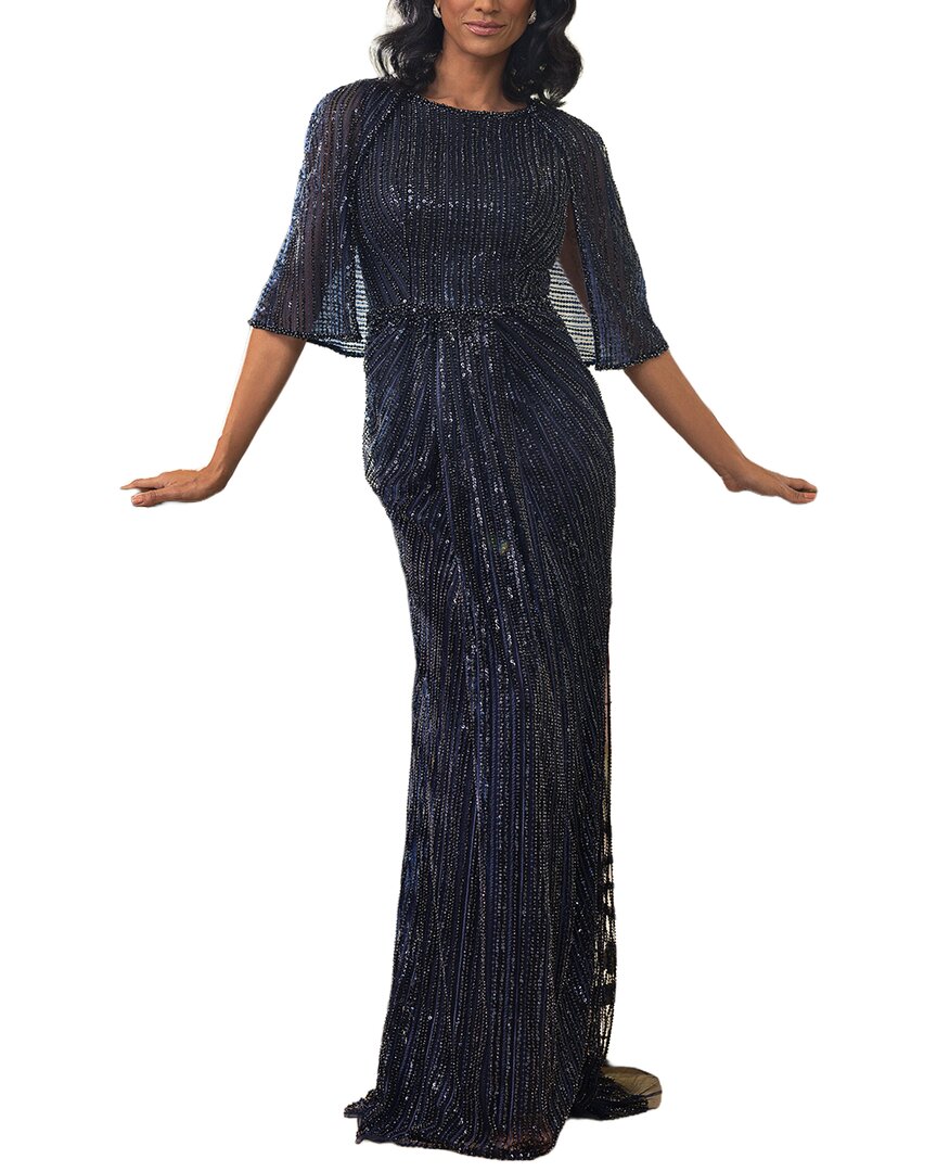 Terani Couture Embellished Maxi Dress