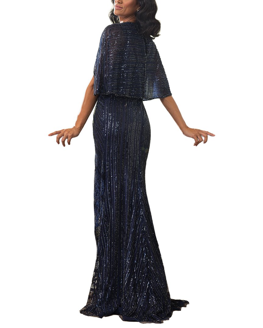 Terani Couture Embellished Maxi Dress