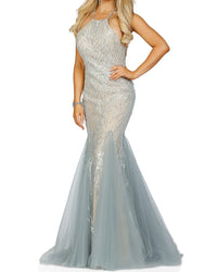 Terani Couture Halter Neck Dress