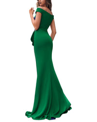 Terani Couture Solid Maxi Dress