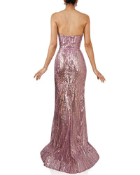 Terani Couture Embellished Maxi Dress