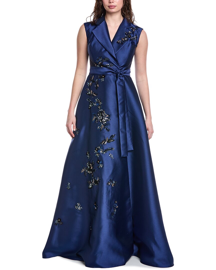 Rene Ruiz Applique Maxi Dress