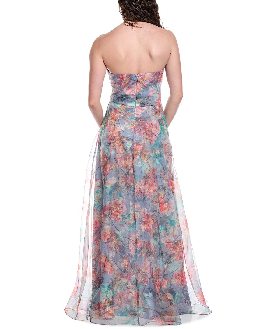 Rene Ruiz Organza Printed Gown