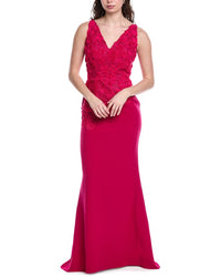 Rene Ruiz Applique Gown