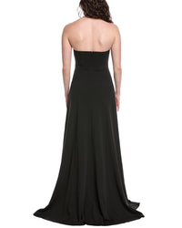 Rene Ruiz Crepe Maxi Dress
