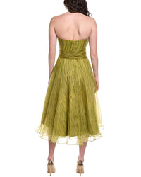 Rene Ruiz Stripe Midi Dress