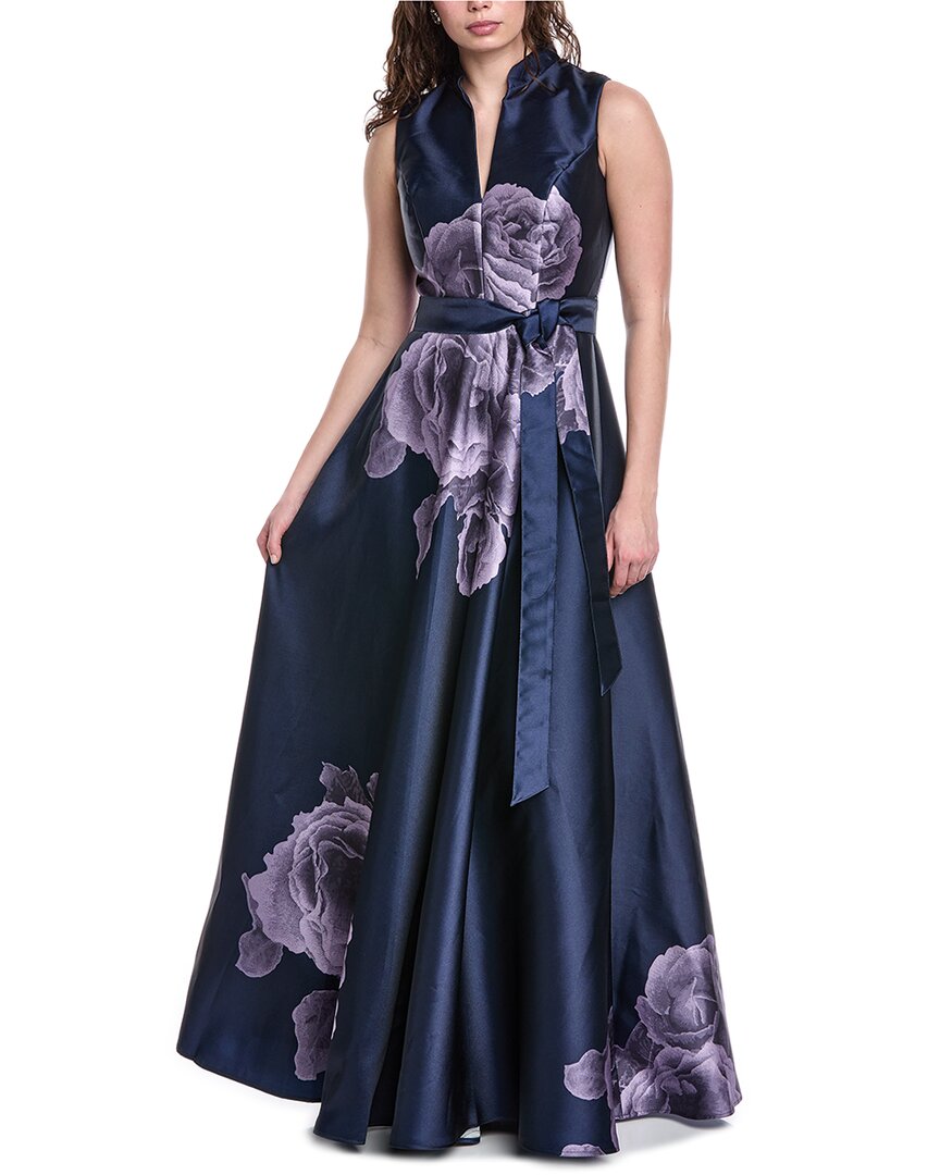 Rene Ruiz Floral Print Maxi Dress