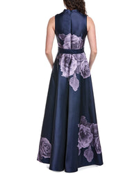 Rene Ruiz Floral Print Maxi Dress