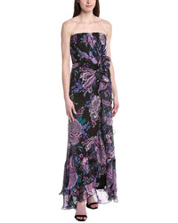 Tadashi Shoji Printed Sleeveless Maxi Dress