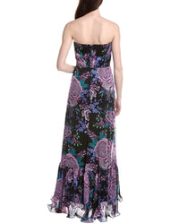 Tadashi Shoji Printed Sleeveless Maxi Dress