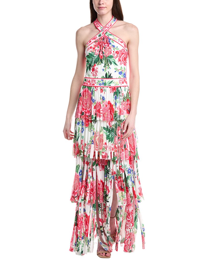 Tadashi Shoji Printed Sleeveless Maxi Dress