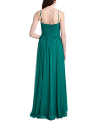 Tadashi Shoji Solid Sleeveless Maxi Dress