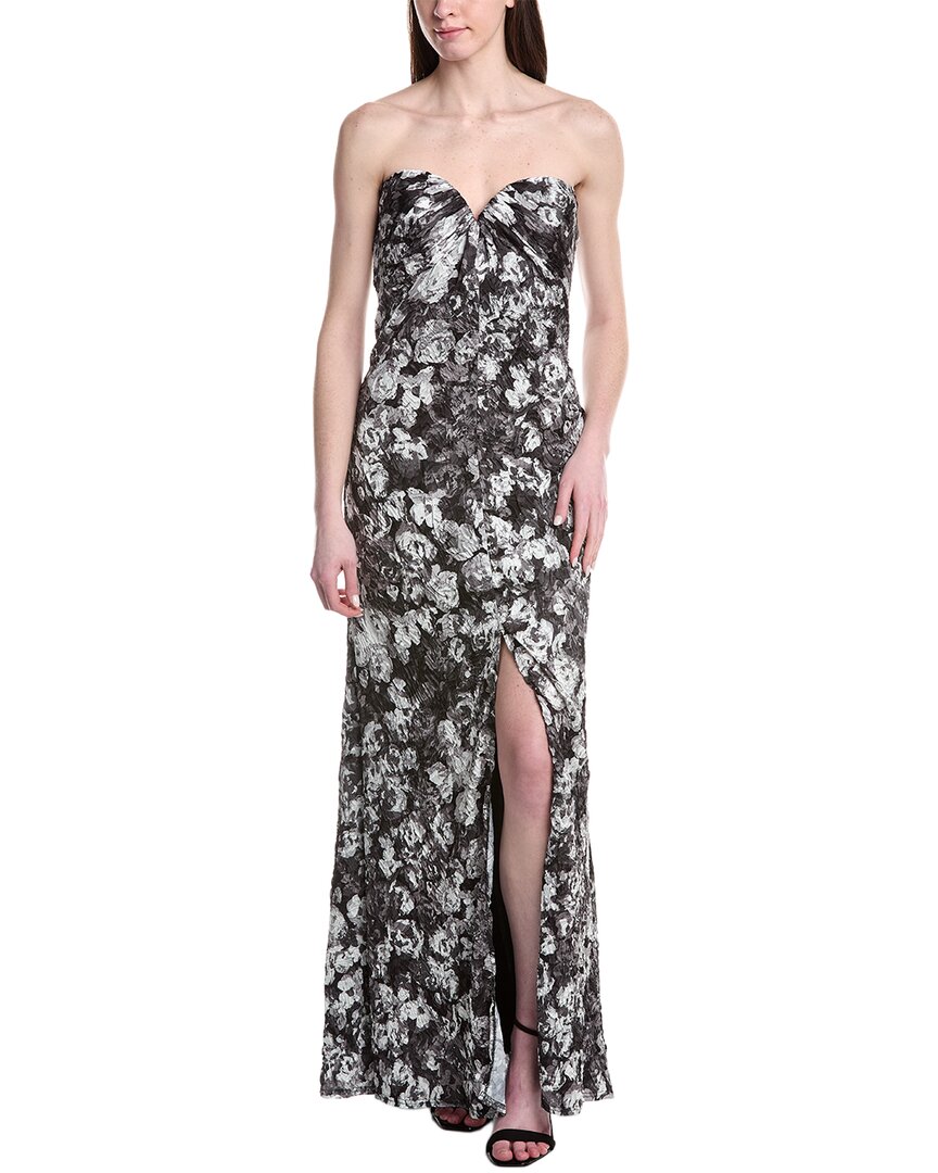 Sho By Tadashi Shoji Printed Sleeveless Maxi Dress