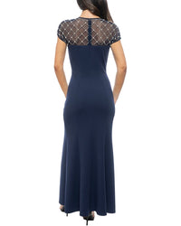 Oleg Cassini Solid Maxi Dress
