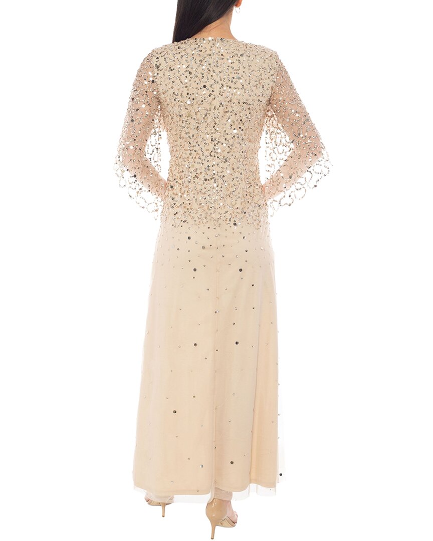Oleg Cassini Embellished Maxi Dress
